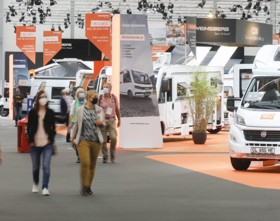 Wir sind auf dem Caravansalon